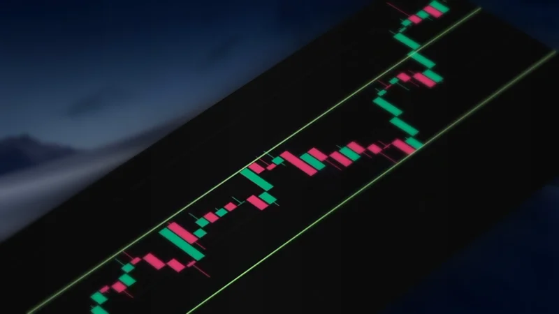 Gráfico da plataforma Futura Broker mostrando zonas de suporte e resistência com toques de preço